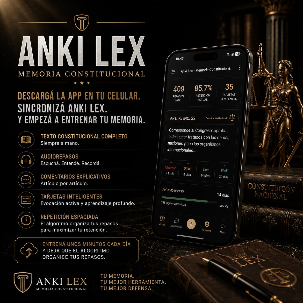 ANKI LEX- Memoria Constitucional (SOLO PARA ANDROID)