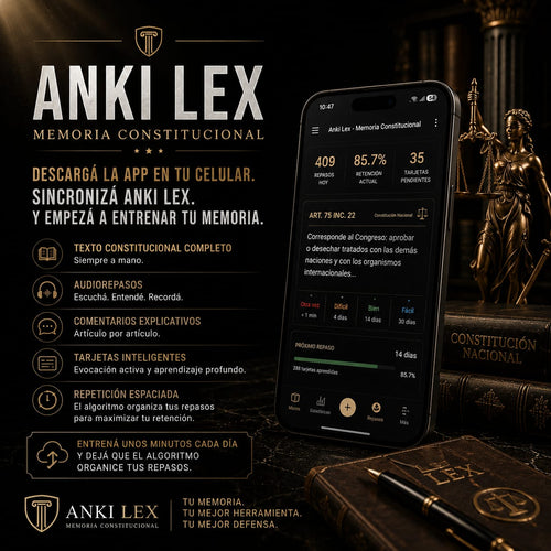 ANKI LEX- Memoria Constitucional (SOLO PARA ANDROID)